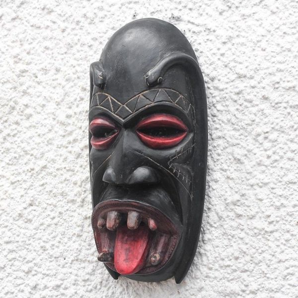 Alternate image for Handcrafted African Festival Wood Mask Danyi