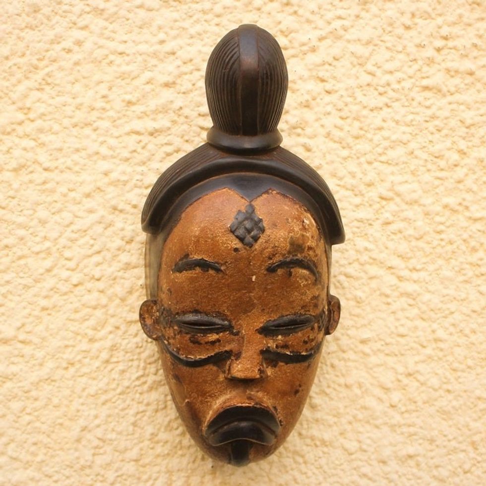 Gabonese Wood Mask 'Judge and Feast'