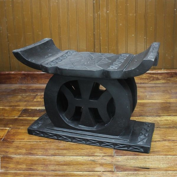 Alternate image for Handcrafted Wood Throne Ottoman Freedom of Speech