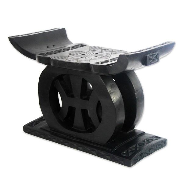 Alternate image for Handcrafted Wood Throne Ottoman Freedom of Speech