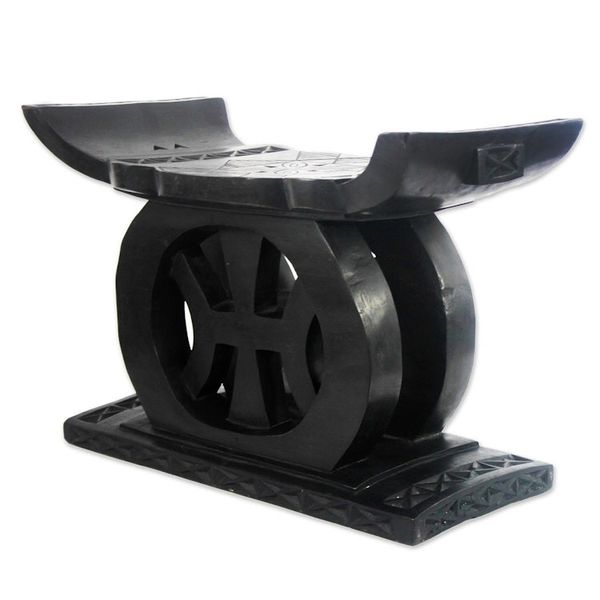 Alternate image for Handcrafted Wood Throne Ottoman Freedom of Speech