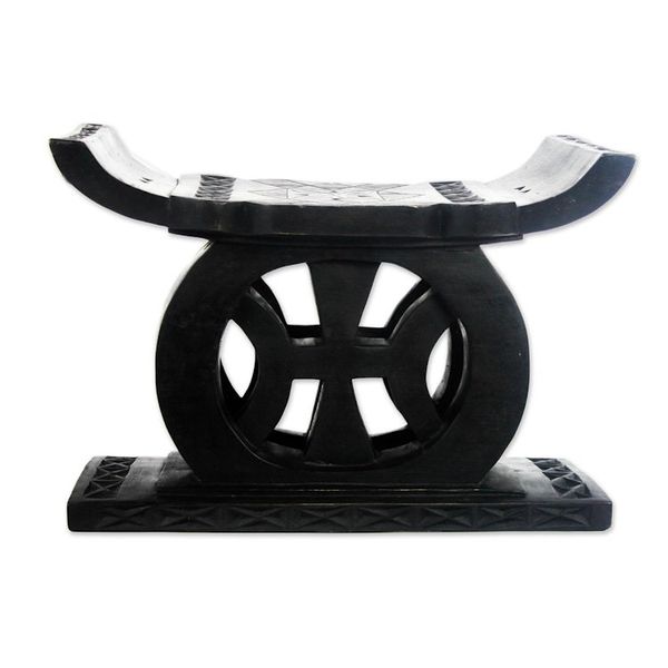 Alternate image for Handcrafted Wood Throne Ottoman Freedom of Speech