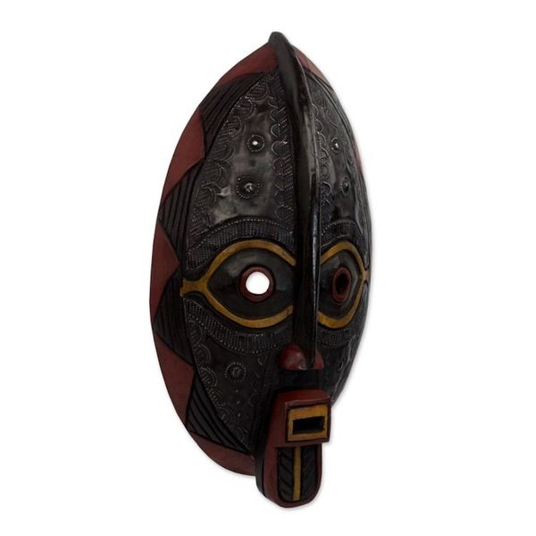 Alternate image for Unique Malian Wood Mask Spirit Talk