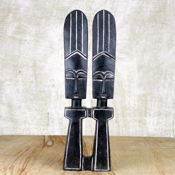 Alternate image for Wood sculpture We Are Sisters