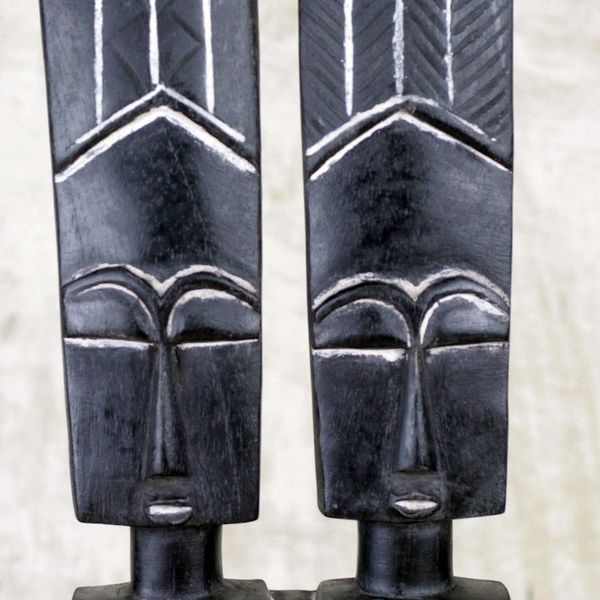 Alternate image for Wood sculpture We Are Sisters