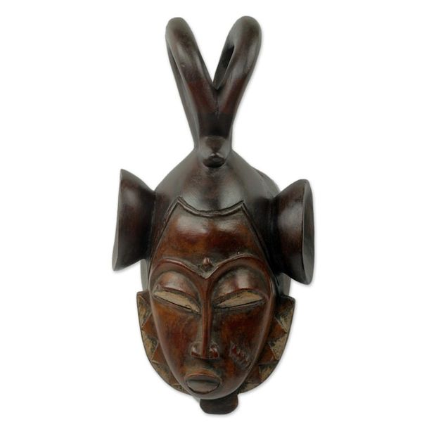 Alternate image for Ivoirian wood mask Scorpion Vigil