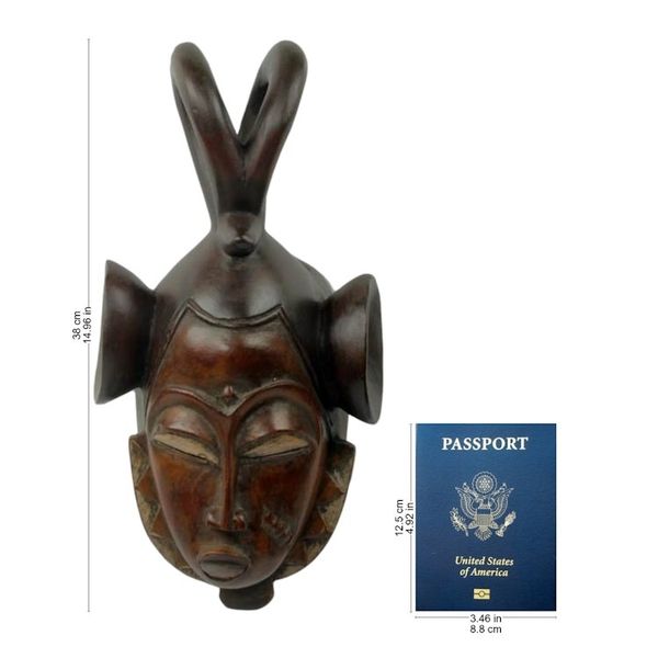 Alternate image for Ivoirian wood mask Scorpion Vigil