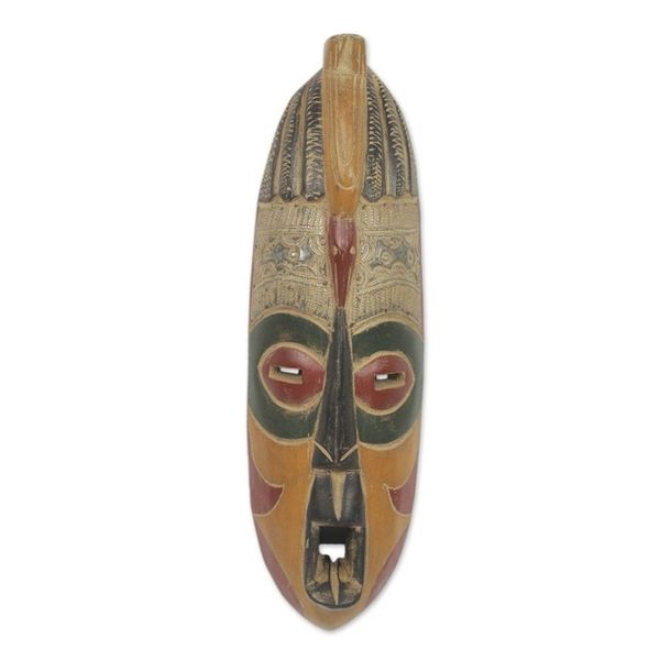 Alternate image for Talking Bird African Mask Kasa Anoma