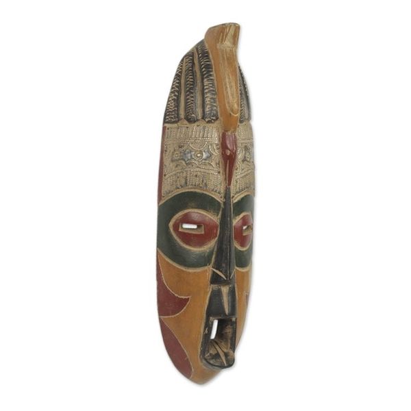 Alternate image for Talking Bird African Mask Kasa Anoma