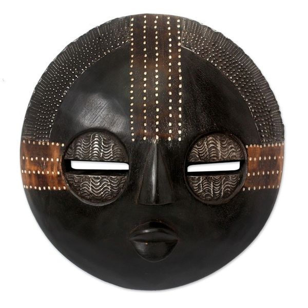 Alternate image for African wood mask Kokobene Luck
