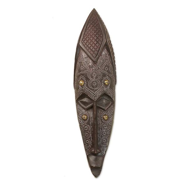 Alternate image for Hand Crafted African Wood Mask Bunkrugu Virgin Girl