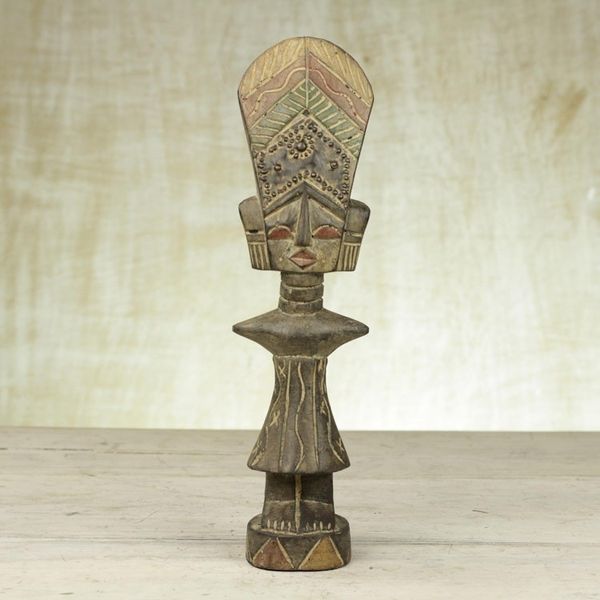 Alternate image for Hand Made Wood Cultural Sculpture Teachers Wife