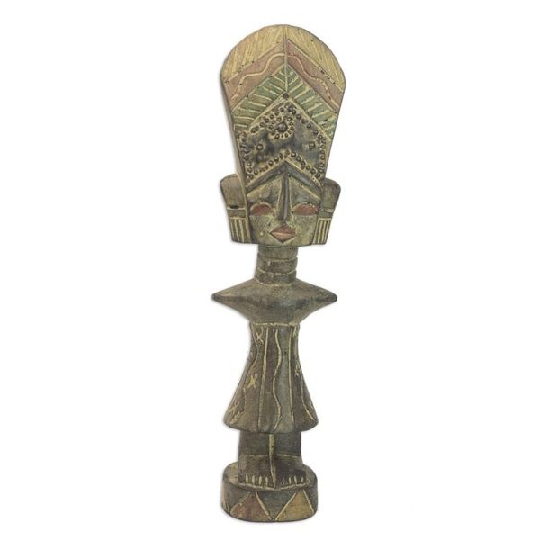 Alternate image for Hand Made Wood Cultural Sculpture Teachers Wife