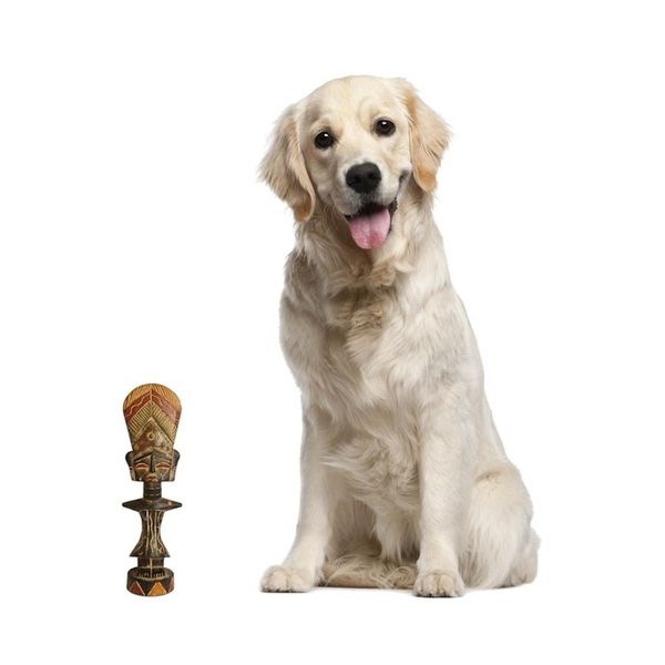 Alternate image for Hand Made Wood Cultural Sculpture Teachers Wife