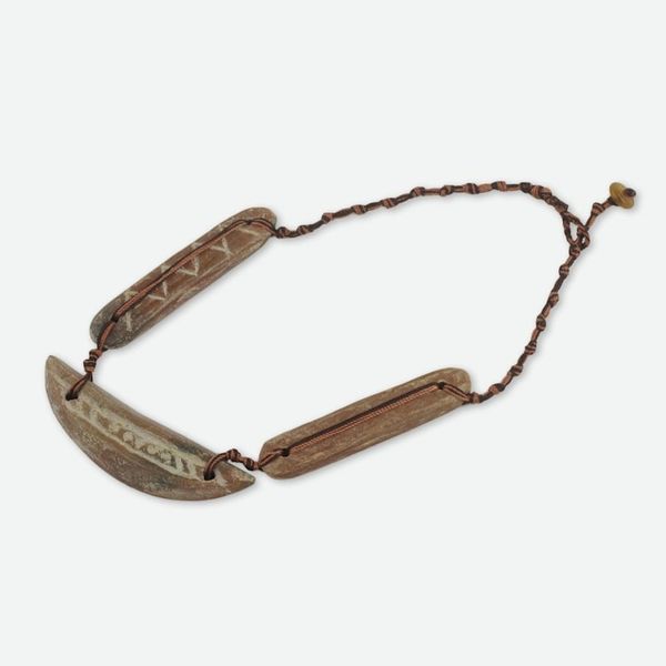 Alternate image for Soapstone Beaded Necklace African Fair Trade Jewelry Victory
