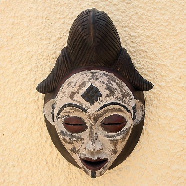 Alternate image for Unique Gabonese Wood Mask Guiding Spirit