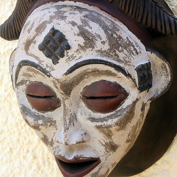 Alternate image for Unique Gabonese Wood Mask Guiding Spirit