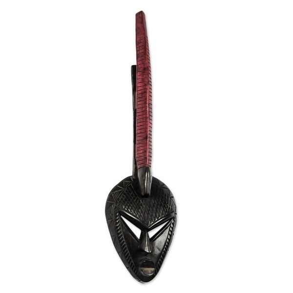 Alternate image for Akan wood mask Chameleon Charisma