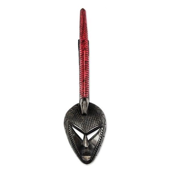 Alternate image for Akan wood mask Chameleon Charisma