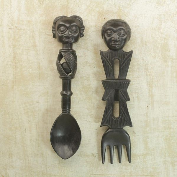 Alternate image for Wood wall adornments Lucky Twins