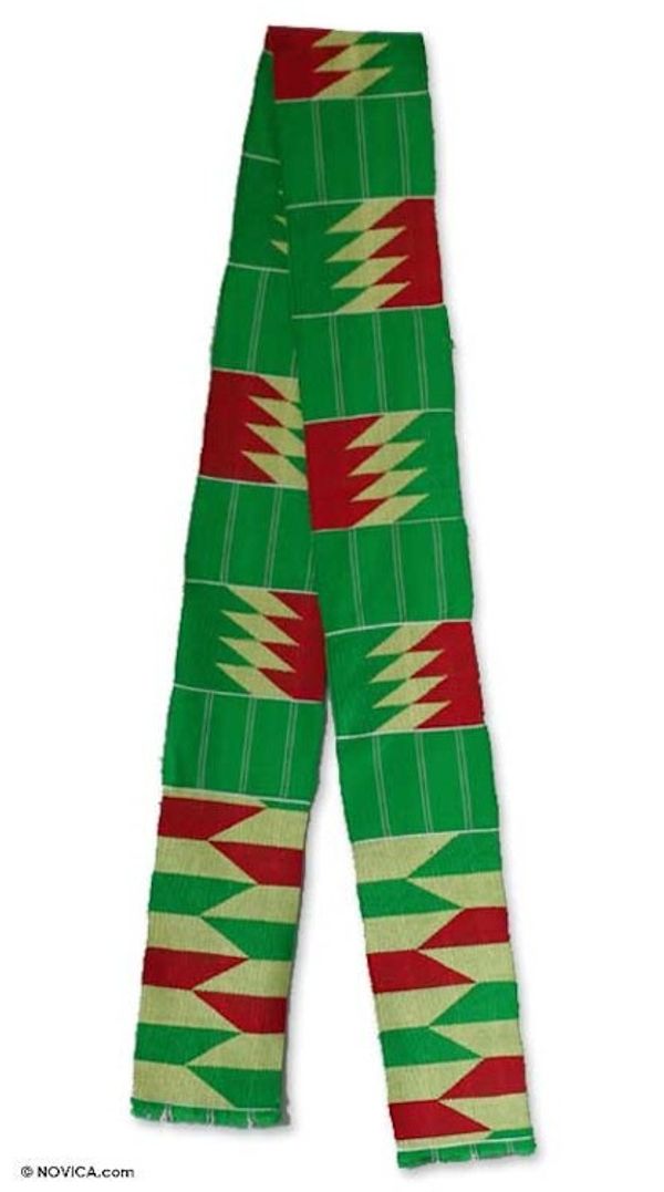 Alternate image for Cotton kente scarf Loom