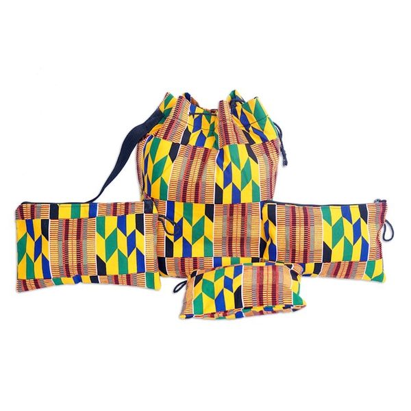 Alternate image for Kente tote bag and accessory cases Fatia