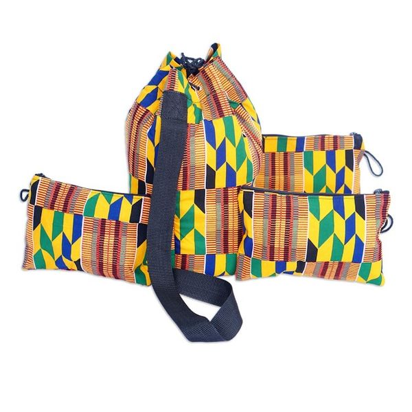 Alternate image for Kente tote bag and accessory cases Fatia