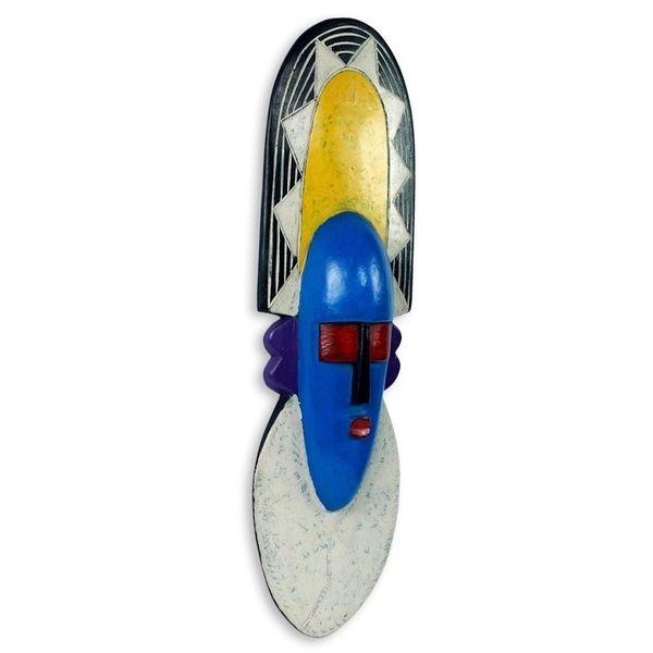 Alternate image for Multi Color Modern African Mask Bringer of Blessings