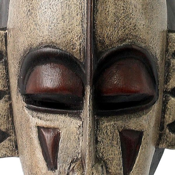 Alternate image for Hand Carved Guro Tribal African Mask Ivoirian Avian Grace