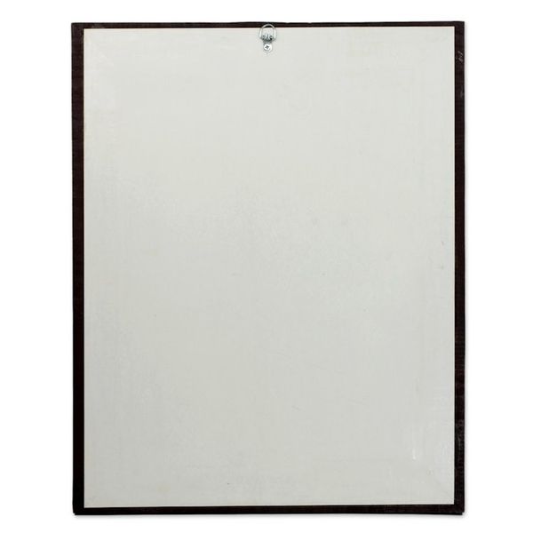 Alternate image for Contemporary Wood and Aluminum Mirror African Princess