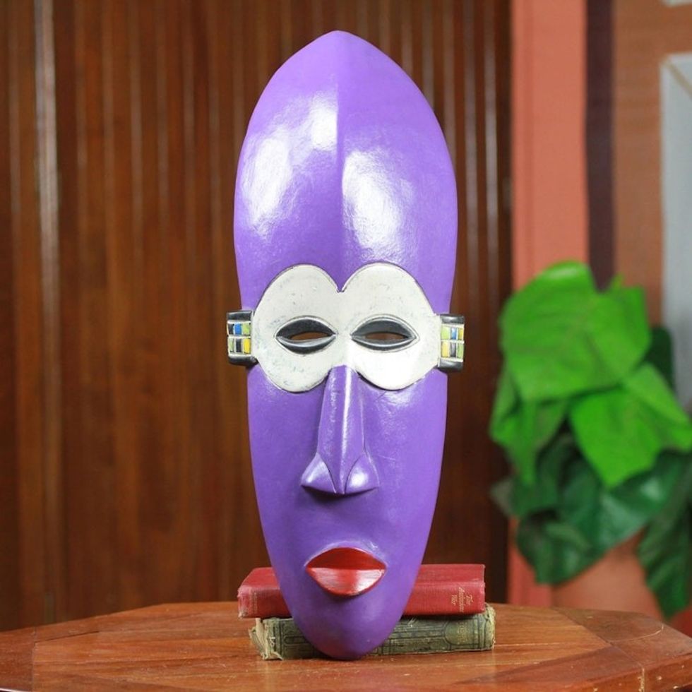 Authentic African Mask 'Lady Serwaa'