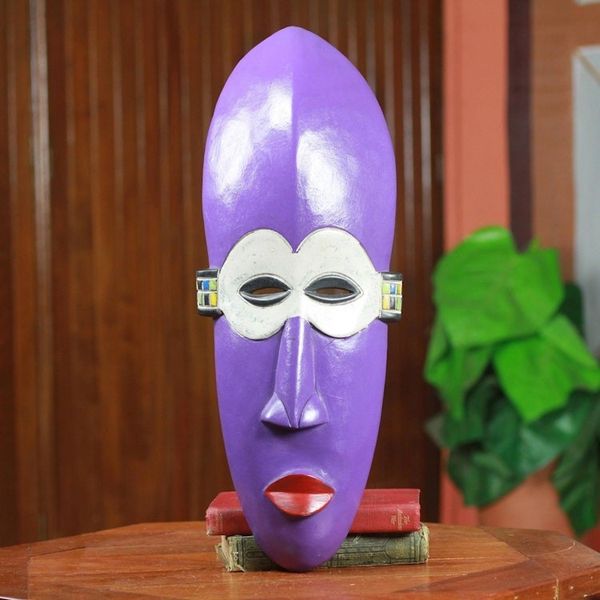 Alternate image for Authentic African Mask Lady Serwaa