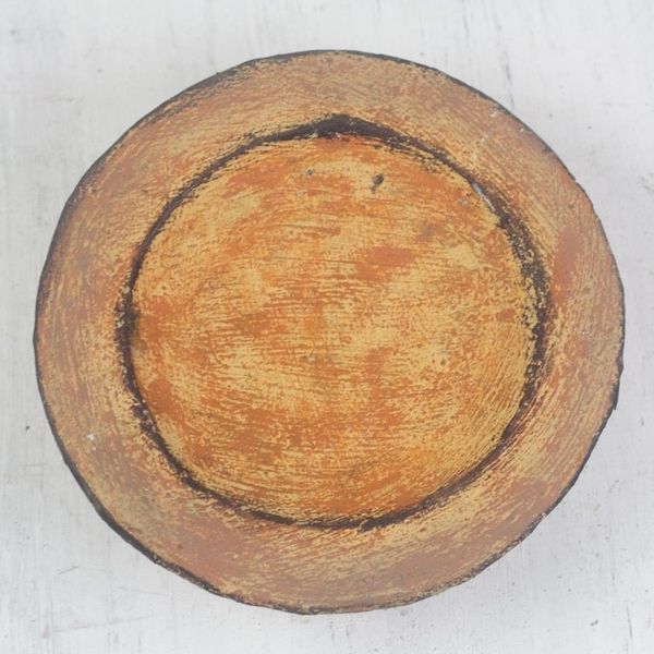 Alternate image for Hand Crafted Aged Ceramic Catchall For Decorative Use Only Brown Ewe Agbah
