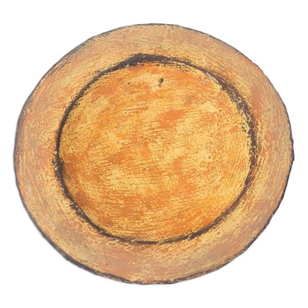 Alternate image for Hand Crafted Aged Ceramic Catchall For Decorative Use Only Brown Ewe Agbah