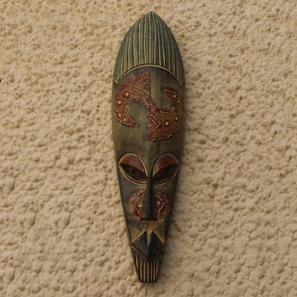 Alternate image for Handcrafted Wood Mask from Africa Great Expectations