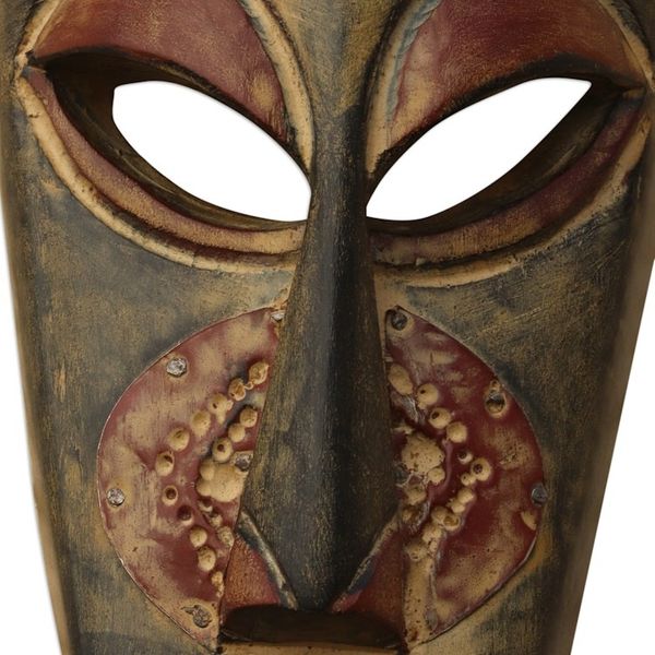 Alternate image for Handcrafted Wood Mask from Africa Great Expectations