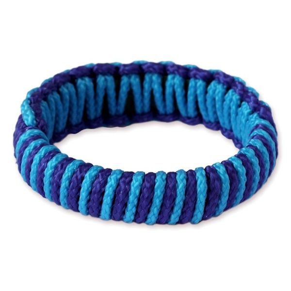 Alternate image for Bangle bracelet Queen Amina in Blue Parallel