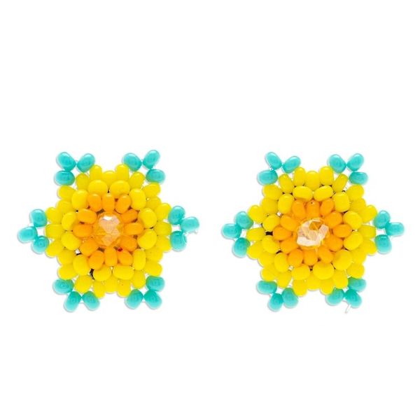 Alternate image for Handmade Crystal and Glass Beaded Jewelry Curated Gift Set Arcadian Flowers