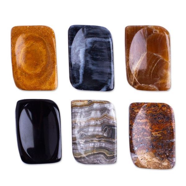 Alternate image for Handcrafted Stone Amulets from Mexico Pair Ability Amulet
