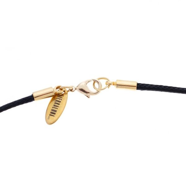 Alternate image for Hand-Painted 14k Gold-Accented Round Pendant Necklace Universal Glance
