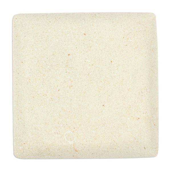 Alternate image for Square Plate in an Ecru Tone Handcrafted from Marble Ecru Sophistication