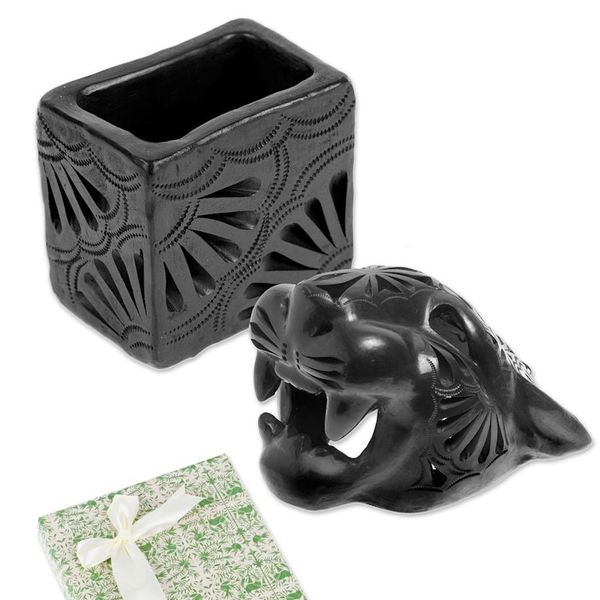 Alternate image for Handcrafted Traditional Barro Negro Pottery Curated Gift Set Barro Negro Reign