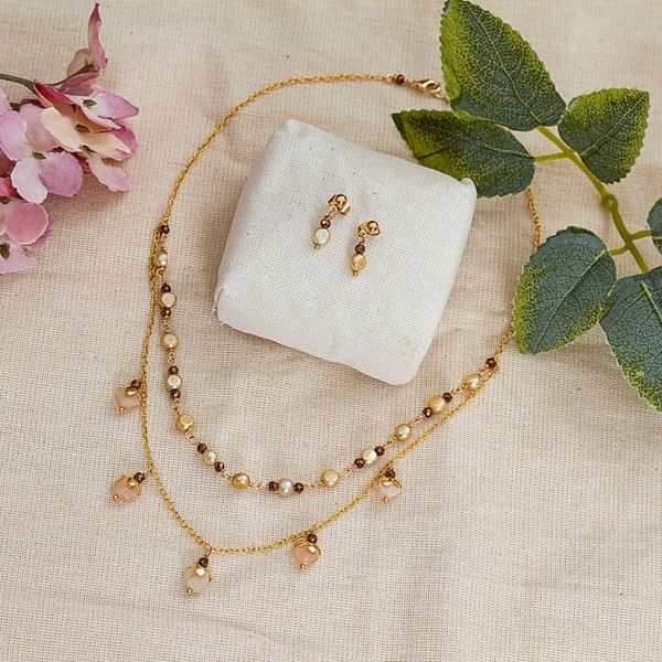 Alternate image for 14k Gold-Plated Multi-Gemstone Jewelry Set from Mexico Harmonious Empire