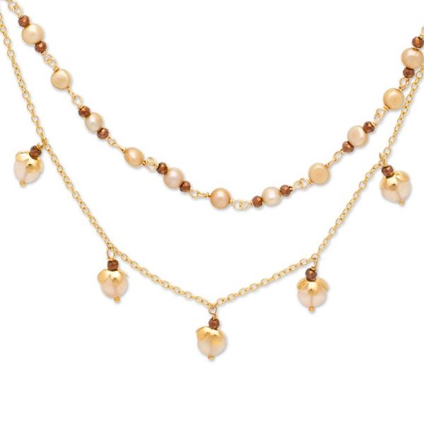 Alternate image for 14k Gold-Plated Multi-Gemstone Jewelry Set from Mexico Harmonious Empire