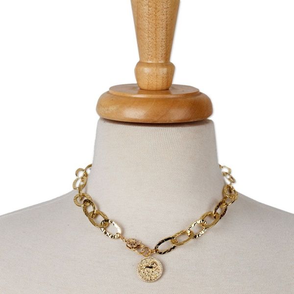 Alternate image for 24k Gold-Plated Cubic Zirconia Leo Pendant Necklace Leo Born