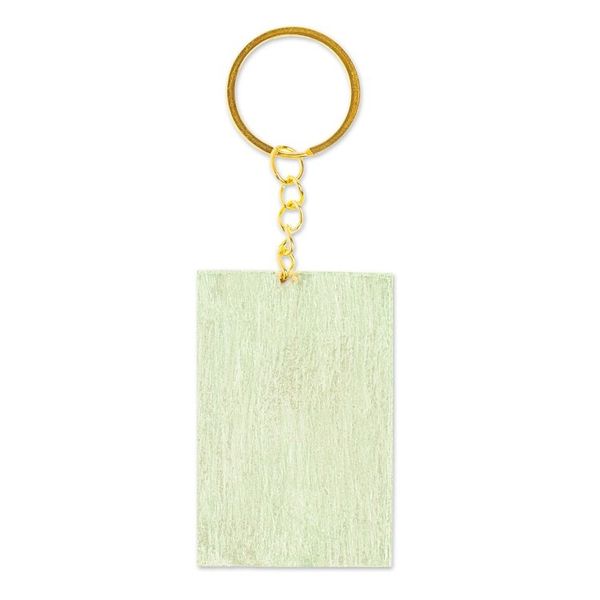 Alternate image for Decoupage Wooden Keychain With Mexican Loteria Game Motif The Brave One