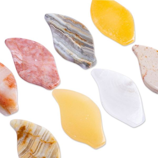 Alternate image for Set of 2 Reclaimed Marble Stress-Relieving Stones Dream Arrows