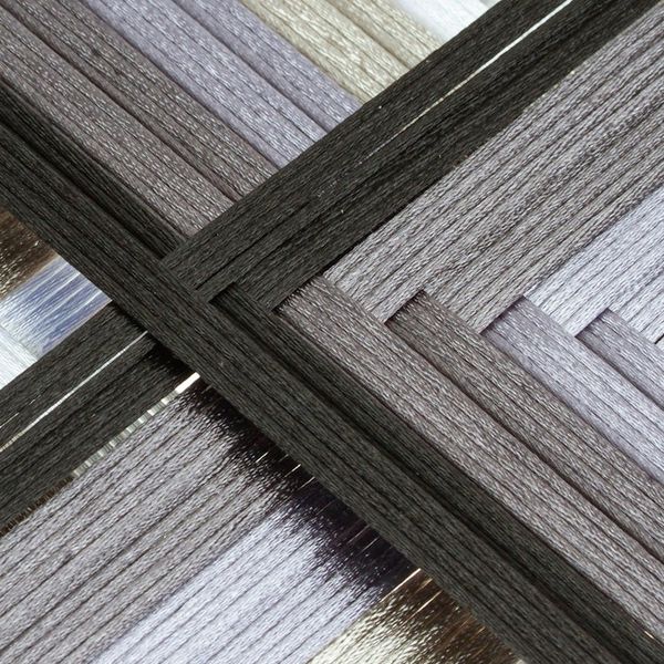 Alternate image for Pine Wood Handwoven Coal Wall Art with Geometric Motifs Coal Divinity