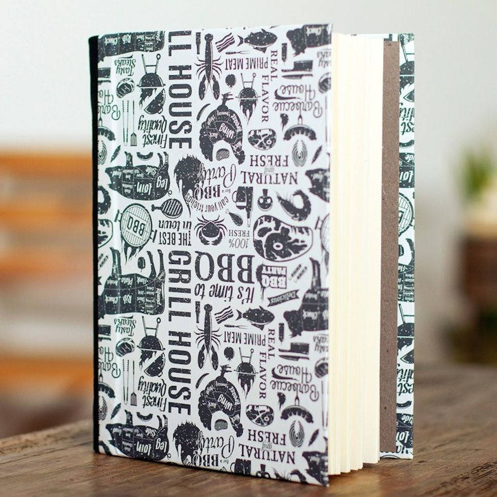 Artisan Crafted Journal from Mexico 'Barbecue Time'