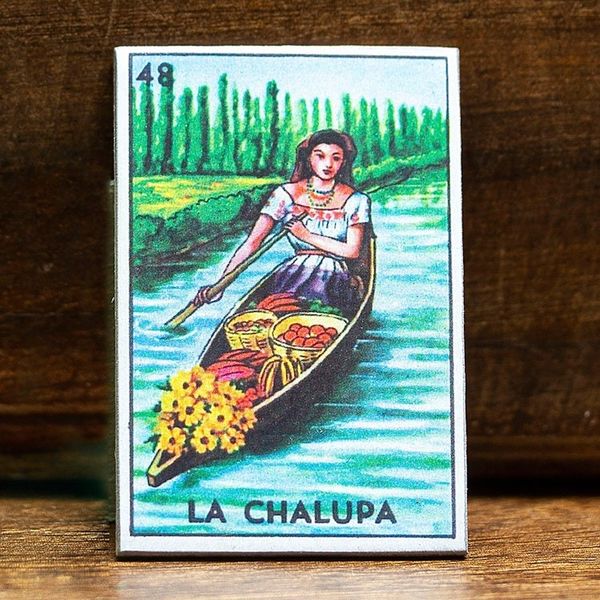 Alternate image for Mexican Decoupage Wood Magnet with Nature-Themed Decoupage Mexican Rivers